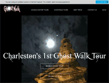 Tablet Screenshot of ghostwalk.net